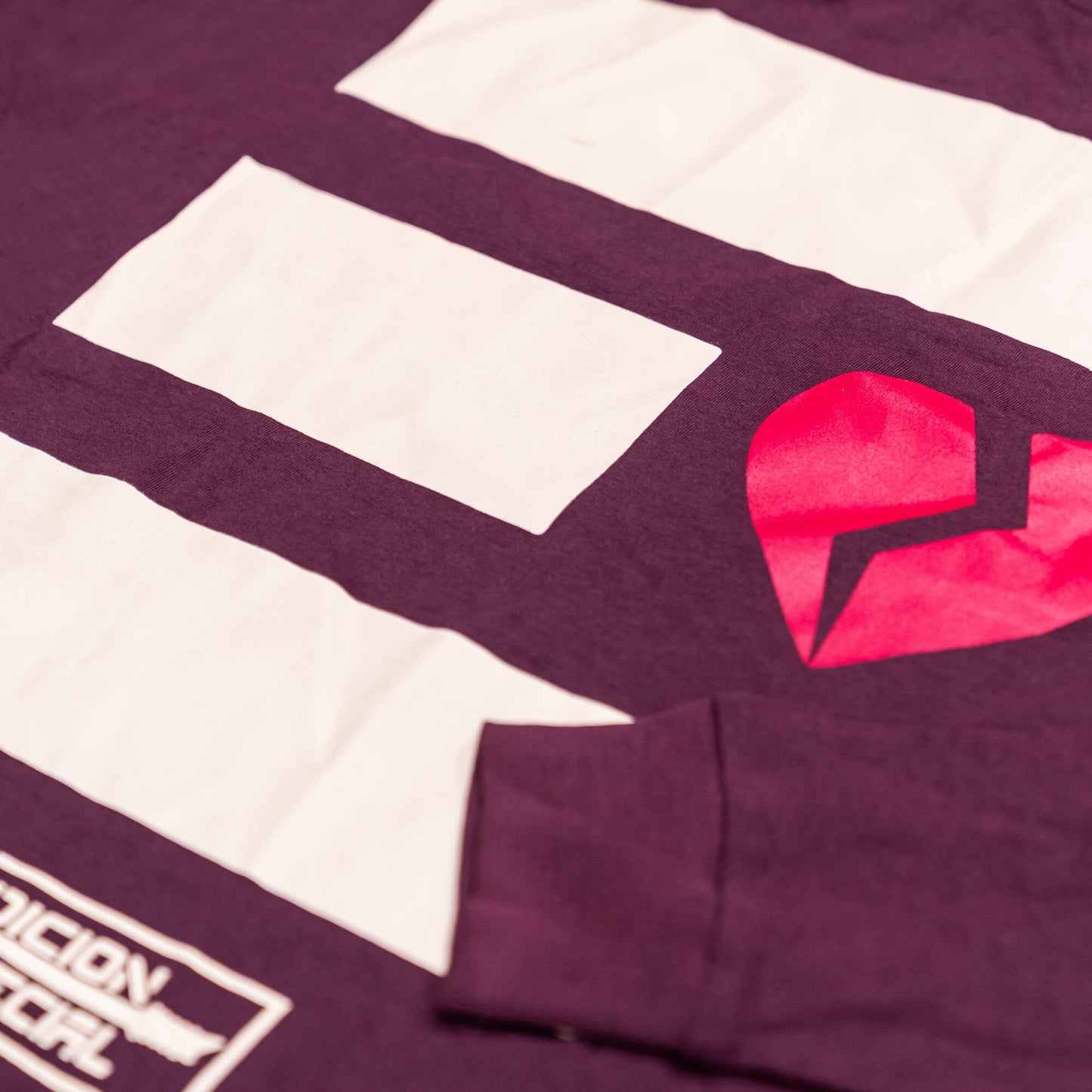 Edicion Especial Broken Heart - Long Sleeve Shirt (burgundy/beige)