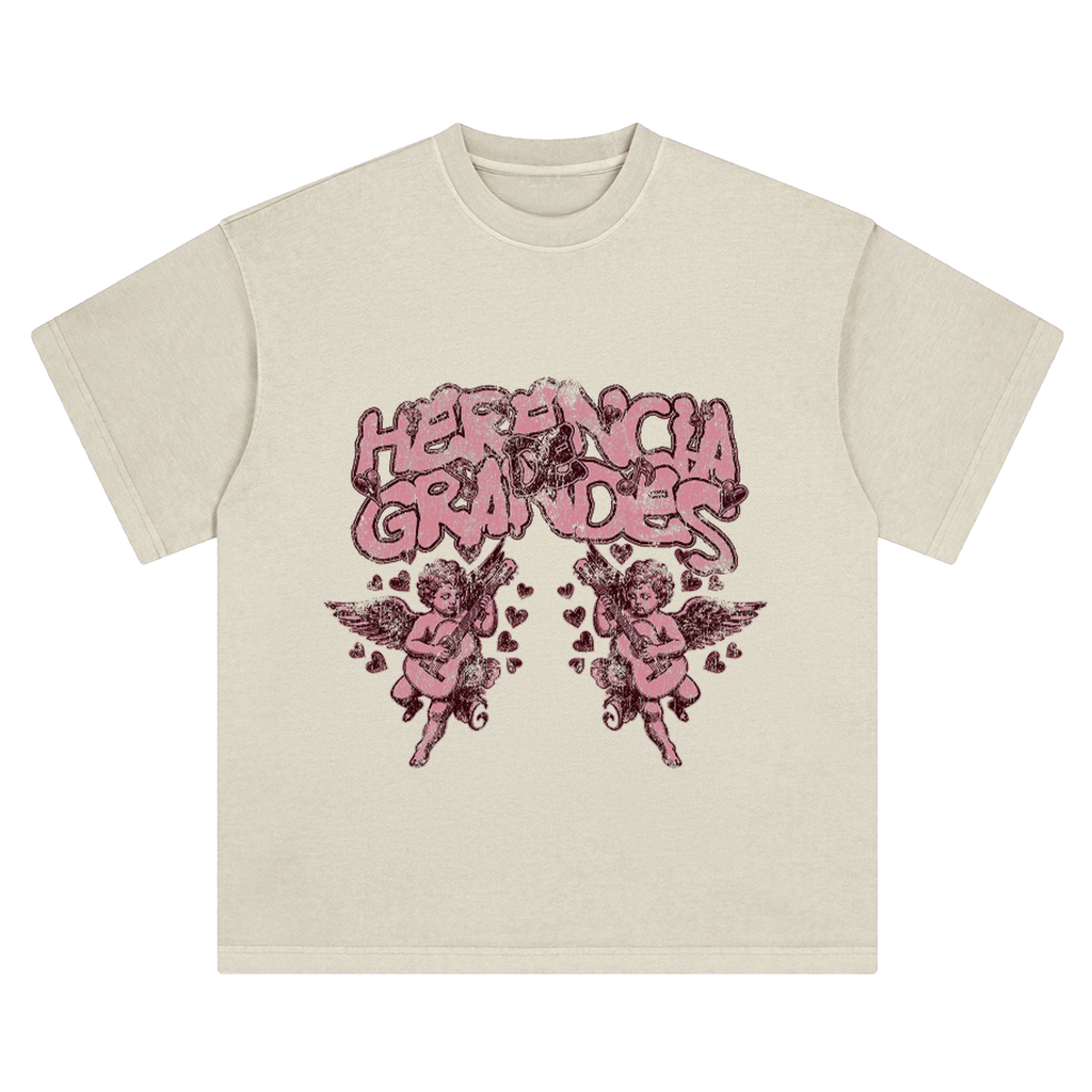 Herencia De Grandes Cream Angel T-shirt