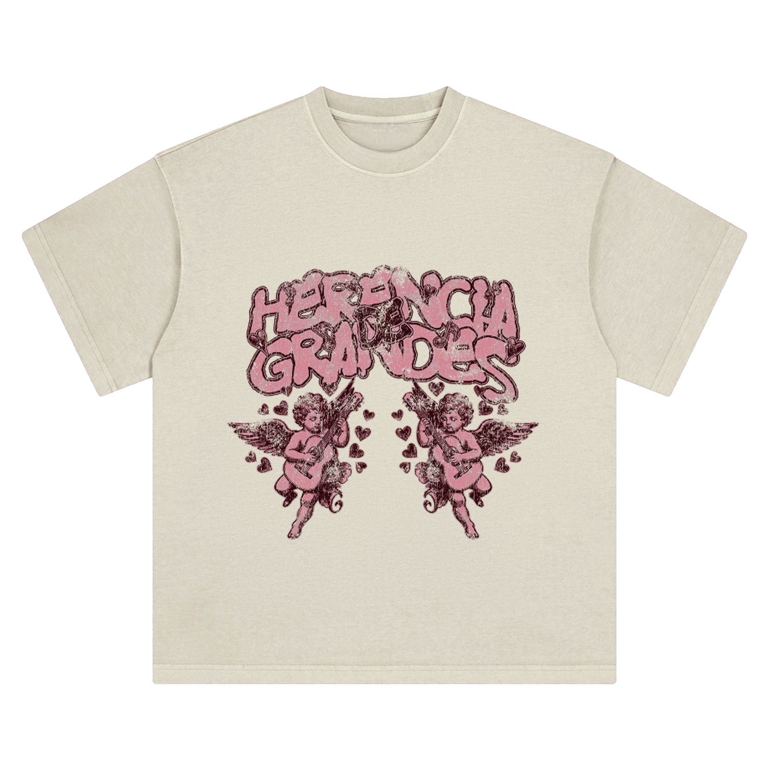 Herencia De Grandes Cream Angel T-shirt