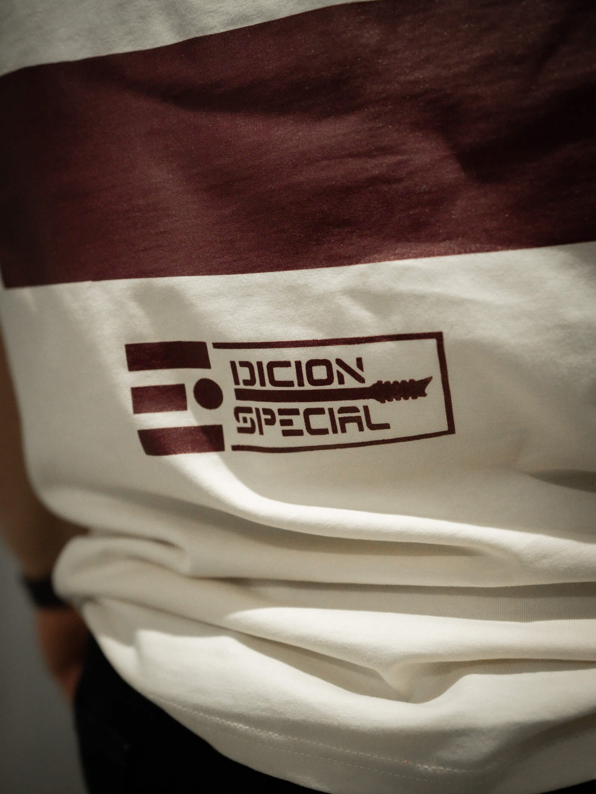 Edicion Especial "E" Shirt (beige/burgundy)