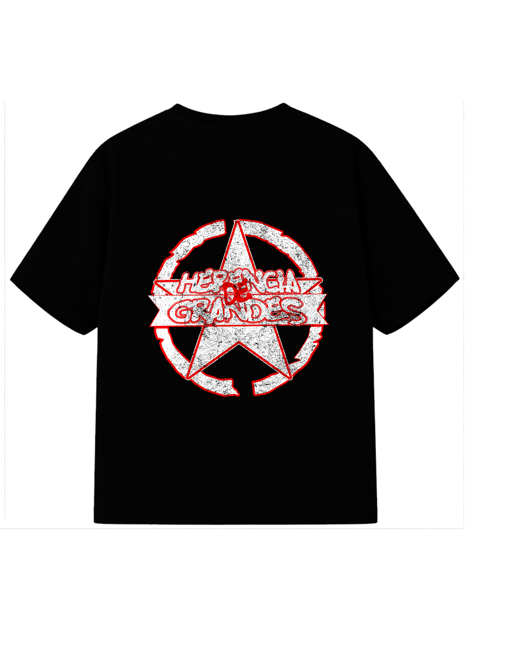 Herencia De Grandes Black Star T-shirt