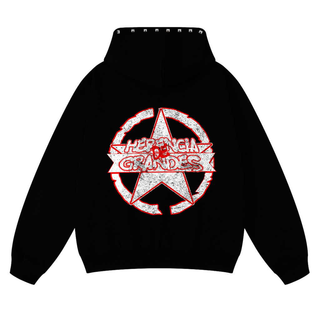 Herencia De Grandes Black Star Hoodie