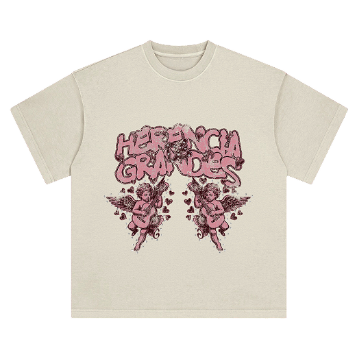 Herencia De Grandes Cream Angel T-shirt