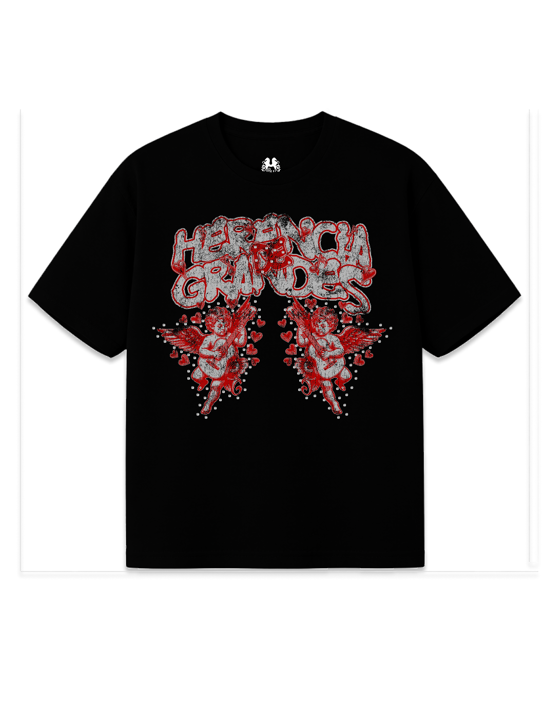Herencia De Grandes Black Angel T-shirt
