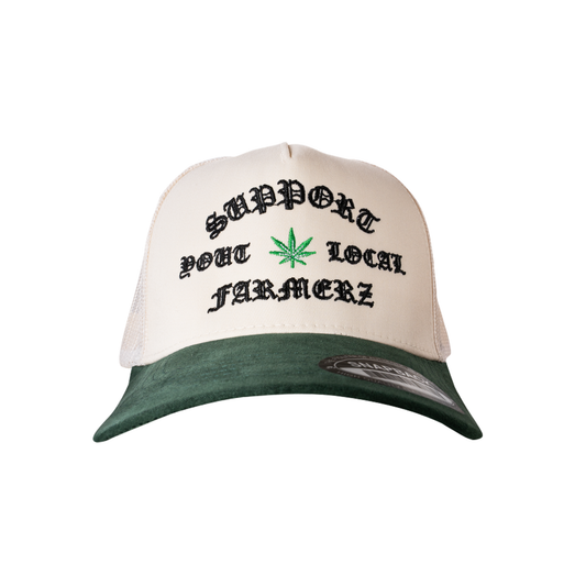 Old English Support Local Farmerz Trucker