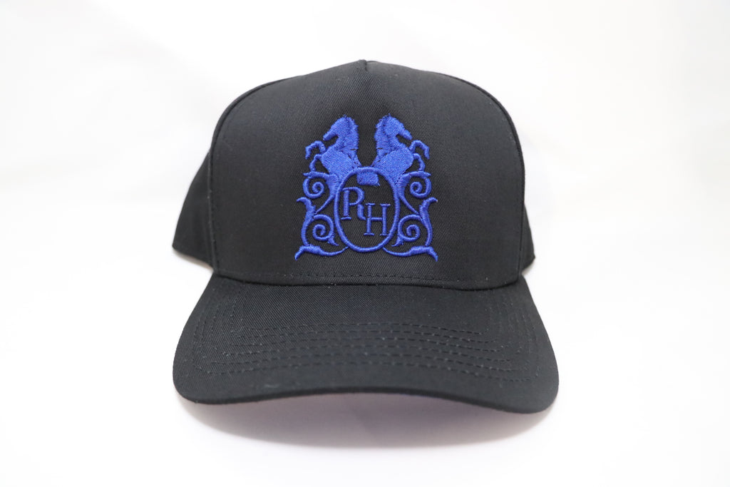 Rancho Humilde Logo Hat Black/Blue