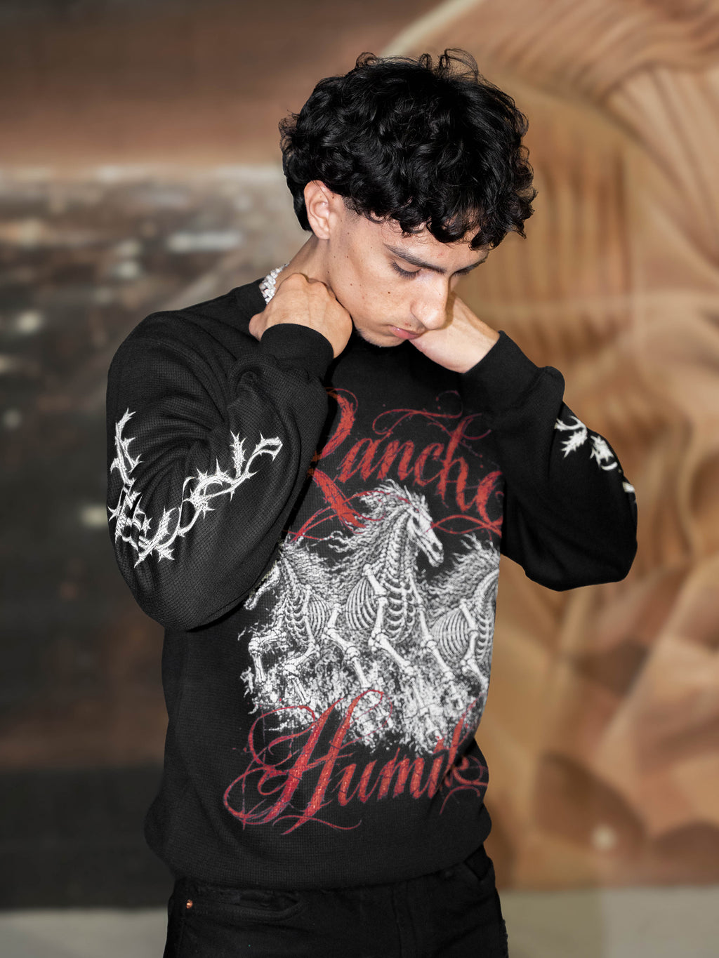 R.H. Tres Caballos Thermal Crewneck