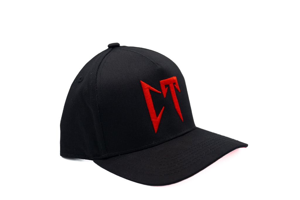 CT Hat (Black/Black/Red)