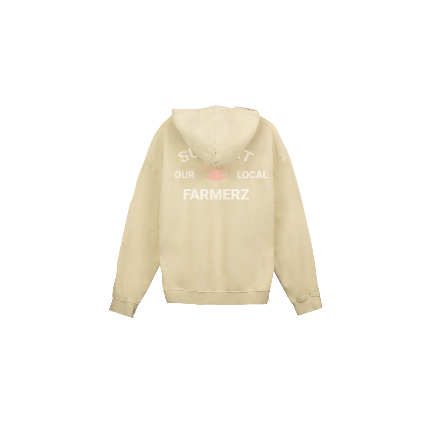 SUPPORT YOU LOCAL FARMERZ HOODIE CREAM