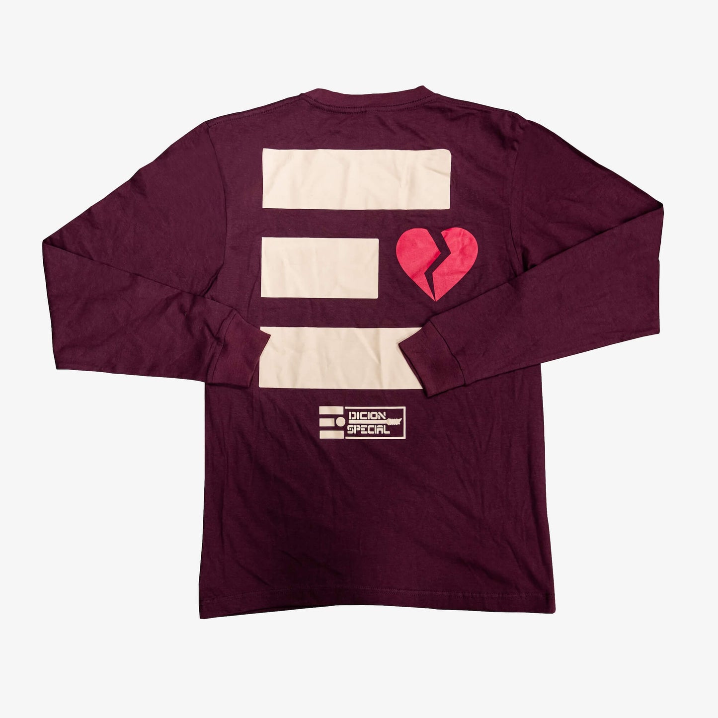 Edicion Especial Broken Heart - Long Sleeve Shirt (burgundy/beige)