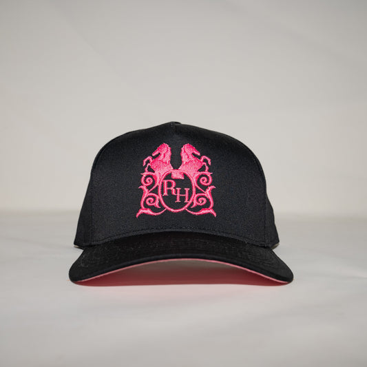 Rancho Humilde Logo Hat Pink/Black