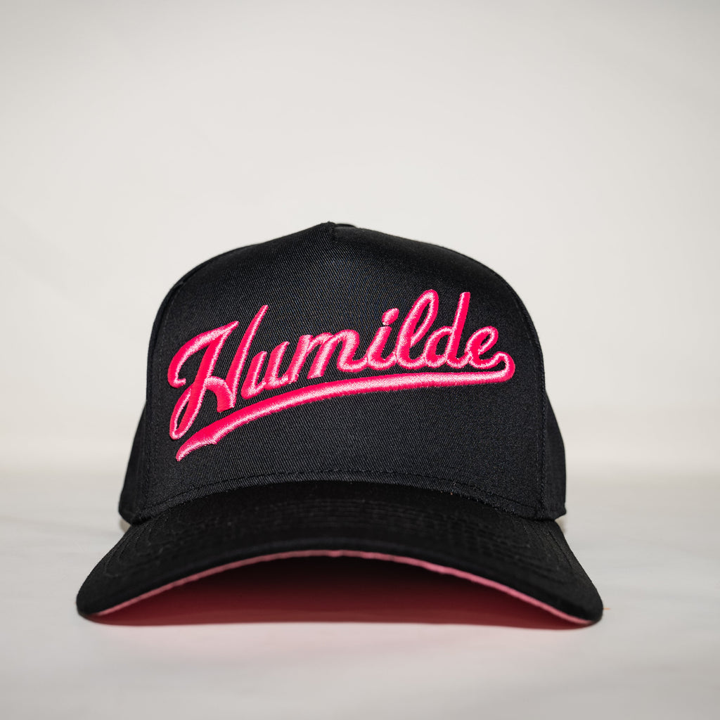 Humilde Hat Pink/Black