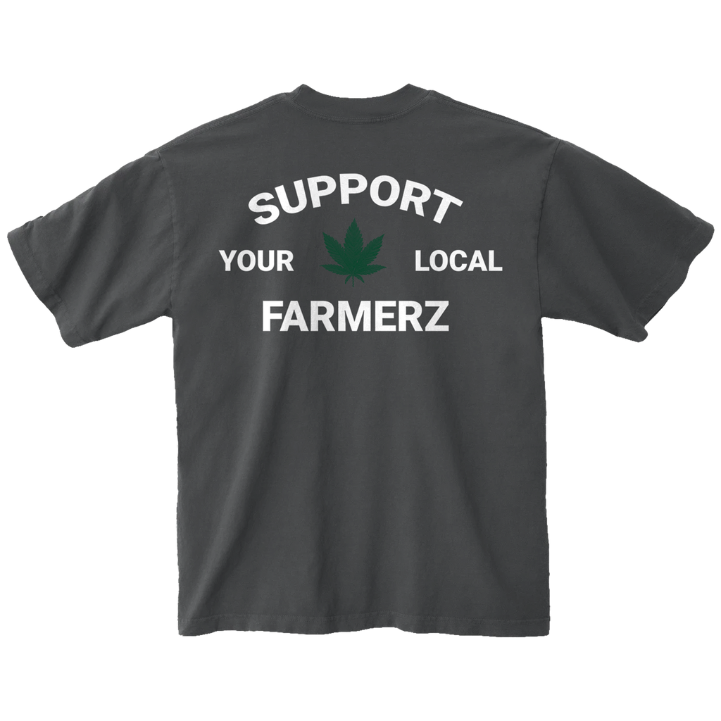 Support Your Local Farmerz Grey Tee
