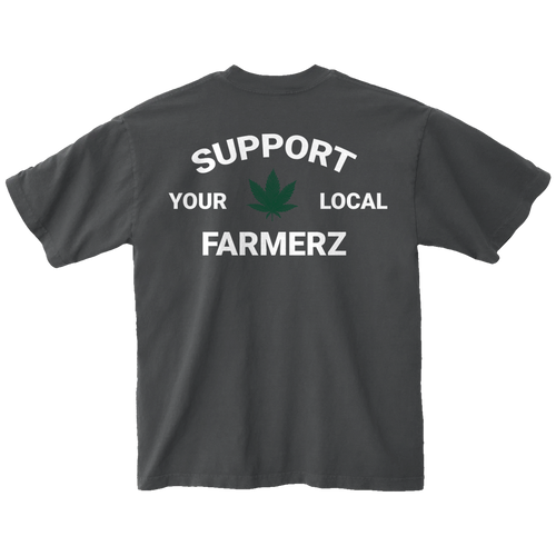 Support Your Local Farmerz Grey Tee