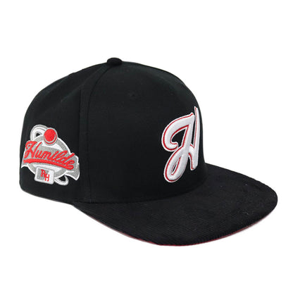 "H" hat (black/red)