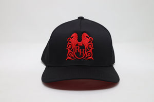 Rancho Humilde Logo Hat Black/Red