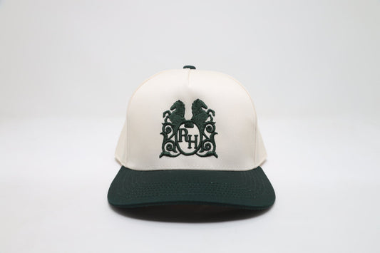 Rancho Humilde Logo Hat Green/White